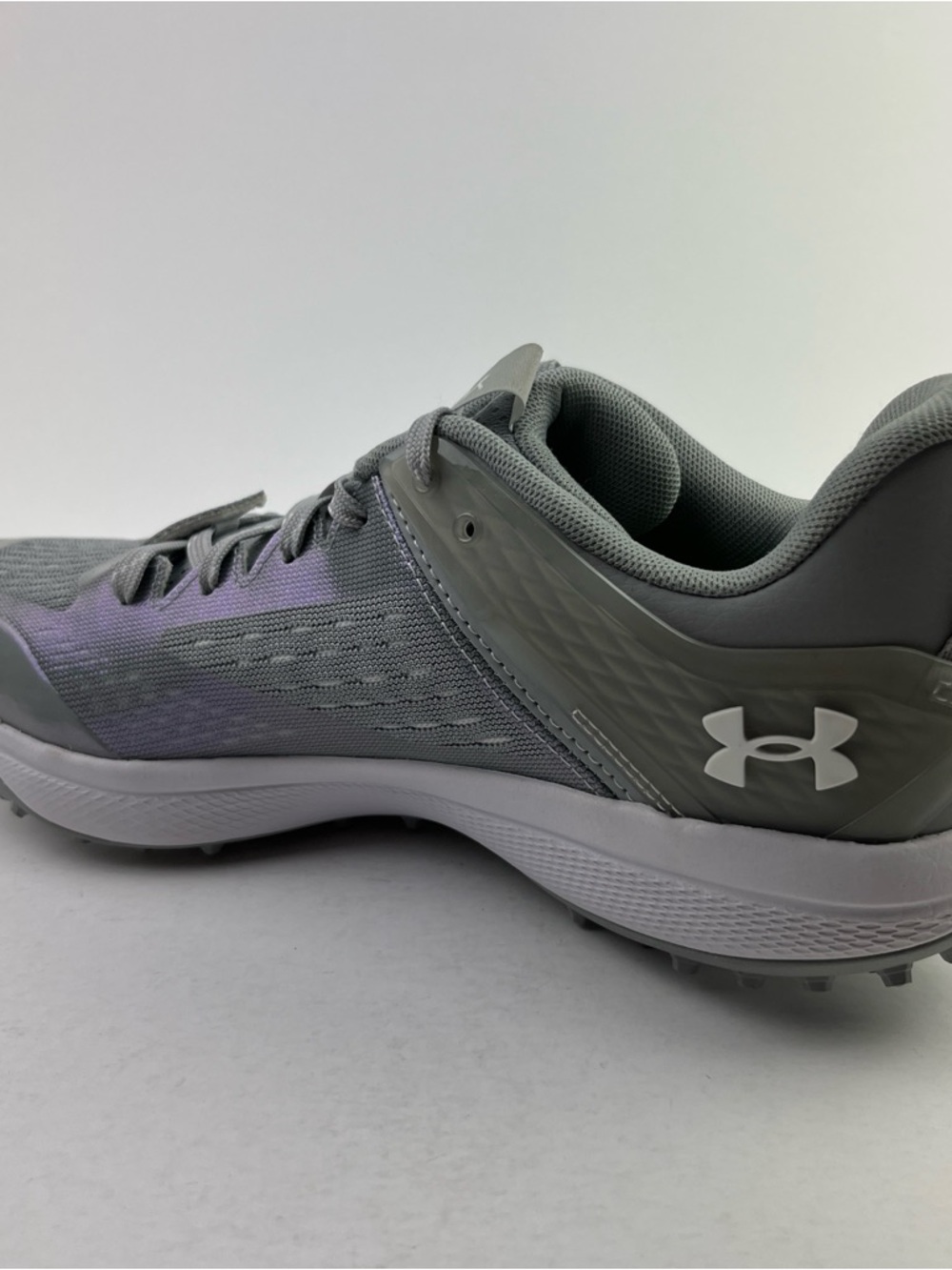 Under Armour UA Yard Turf Mens Size 8.5 Baseball Shoes Grey 3025593-102 - Picture 8 of 12